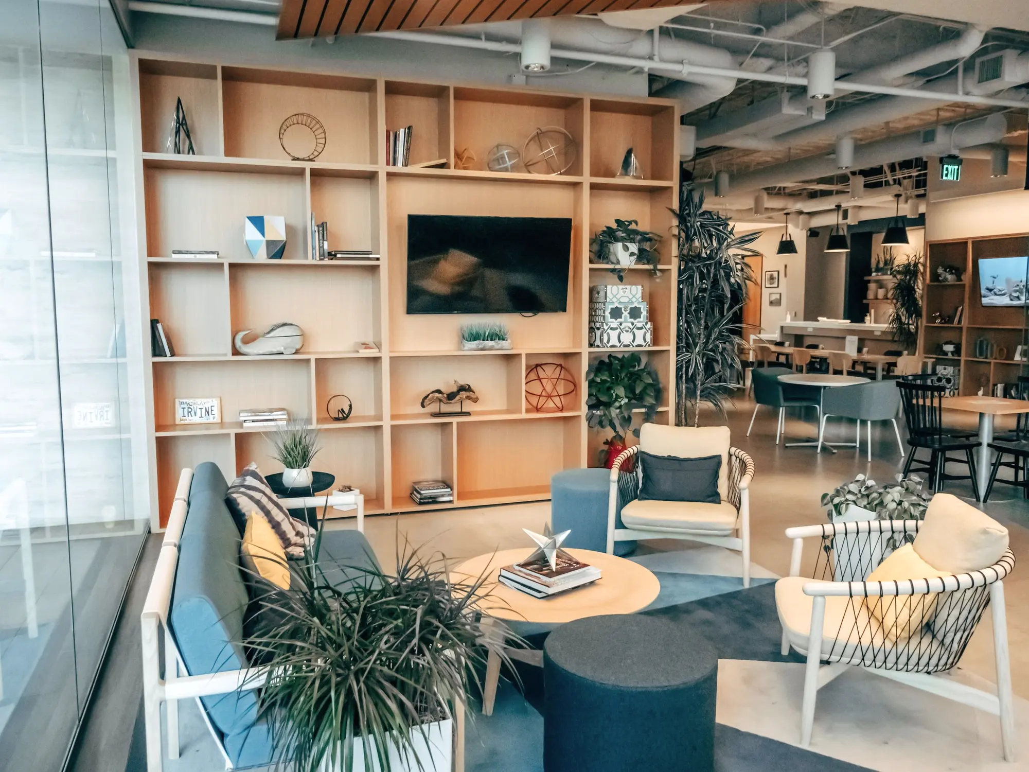 The Traveller, a bright shared workspace, reference image, real photography to follow